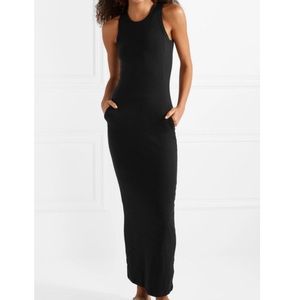 James Perse Stretch Cotton-Blend Jersey Maxi Dress